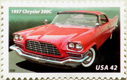 «USA stamp 300C 1957»